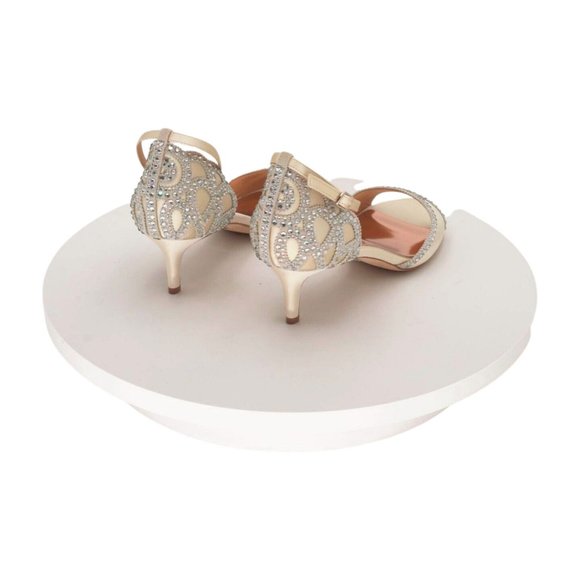 Badgley Mischka Womens Gillian Dress Sandal, Ivory, Size 9.5 M - Picture 7 of 8